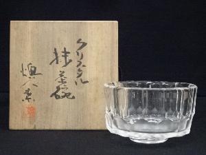 JAPANESE TEA CEREMONY / GLASS TEA BOWL / CHAWAN 
